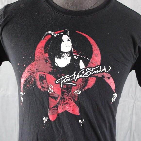 Local Wrestling Shirt - Rhea Von Slasher VIPW - Men's Small - Picture 2 of 7